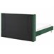 Beliani Cama Terciopelo VILLETTE 185x222 Bege