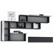Compacto de TV STONE branca e cinza 280cm Branco