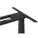Beliani Secretária DESTIN 130x72 Cinza