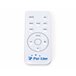 Aquecedor de parede cerâmico 2000 W com visor digital Branco