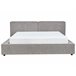 Beliani Cama Poliéster LINARDS 230x242 Castanho Claro