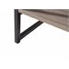 Beliani Mesa de TV CARLISLE 120 Cinza Escuro