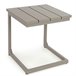 Mesa de centro para exterior Share design em alumínio Cinza