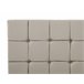 Beliani Cama com estrado Veludo AMBERT 148x212 Cinza
