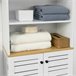 Armário de casa de banho com 5 prateleiras BZR44-W SoBuy Branco