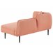 Beliani Chaise longue à esquerda Bouclé CHEVANNES Cinza Escuro