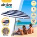 Guarda-sol tubo alumínio UV50 Aktive Beach Azul Marino