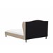 Beliani Cama com estrado Poliéster COLMAR 170x215 Areia