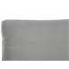 Beliani Cama com estrado Veludo MELLE 176x233 Cinza