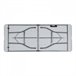 Pack 2 Mesas Dobráveis ​​Retangulares O91 180x74 Branco