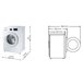 Máquina lavar roupa SAMSUNG WW11BGA046TEEC 11kg 1400rpm br Branco