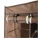 Armário Penteadeira Tecido Com Portas Zip Nyana Home Castanho
