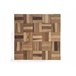 Beliani Mesa de centro GAMETI 45x45 Castanho