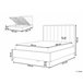 Beliani Cama com armazenamento Veludo SEZANNE 170x215 Rosa