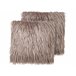 Beliani Almofada decorativa COROKIA 45x45 Bege