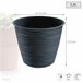 2,8L Furu Pot Antracite