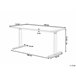 Beliani Secretária DESTIN 130x72 Cinza