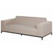 Beliani Conjunto lounge Poliéster ROVIGO Areia