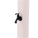 Starmatrix RIO 22 litro H 226 cm polietileno curvo chuveiro solar com lavagem de pés, Branco Branco