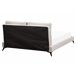 Beliani Cama com estrado Bombazine MELLE 175x240 Bege