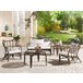 Beliani Conjunto lounge Rattan/vime BRINDISI Castanho