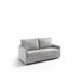 Sofá cama de 2 lugares AVA cinzento Cinza