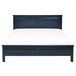 Beliani Cama com estrado Pinho OLIVET 168x208 Azul