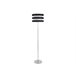 Candeeiro de pé FERRET cor preto 155cm Preto/ Inox