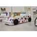 Cama carro HAWAI 90x190 cm com LED's à frente  Branco
