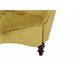 Beliani Chaise longue Terciopelo MURET Bege