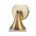 Beliani Candeeiro de parede ANTLER Dourado