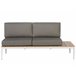 Beliani Conjunto lounge POSITANO Cinza Escuro
