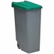 WELL HOME Conjunto de 2 Recipientes Fechados de 110L Azul+Preto Alt.88cm Azul/ Preto