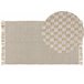 Beliani Pelos curtos ADABAG 80x150 Bege