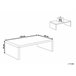 Beliani Mesa de centro MINNESOTA 60x120 Branco