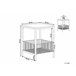 Beliani Mesa de apoio KENNER 40x40 Castanho
