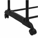 Cabide duplo extensível Preto / Cinza