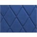 Beliani Cama com armazenamento Veludo ROCHEFORT 150x214 Azul Marino