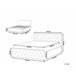 Beliani Cama com estrado Pele sintética ROCHEFORT 170x214 Cinza Escuro