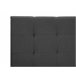 Beliani Cama com armazenamento Poliéster ROCHELLE 173x213 Cinza Escuro