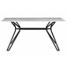 Beliani Mesa de centro AVOCA 90x160 Branco