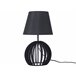 Beliani Candeeiro de mesa SAMO Preto