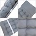 Almofada para espreguiçadeira de jardim 55x7 Almofada para espreguiçadeira de jardim 55x7 Cinza