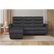 Chaise loungue relax elétrico FAMILY Antracite