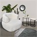 Cadeirão IVORY decorativo cor branca Branco