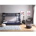 Beliani Beliche Pinho REVIN 87x208 Azul Marino