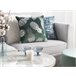 Beliani Almofada decorativa ASTILBE 45x45 Verde Escuro