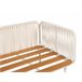 Beliani Conjunto lounge SENISE Branco/cinza