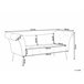 Beliani Chaise longue Veludo NANTILLY Preto