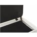 Beliani Banco de cama Chenille WARREN 100x40 Branco